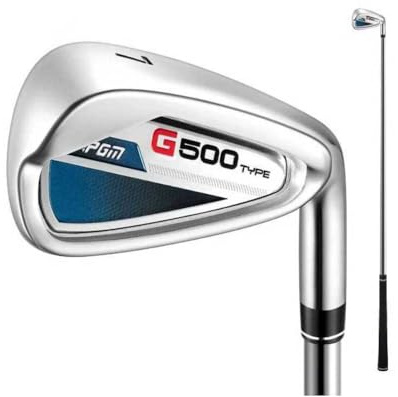 Mazza da golf in ferro con asta in grafite/acciaio, mano destra, singolo, #7, ferri da golf a 30 gradi, per uomini, donne, principianti, giocatori di golf (con albero in acciaio)