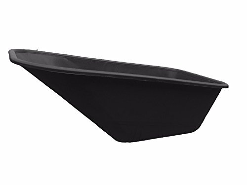 KetoPlastics WHEEL BARROW BLACK REPLACEMENT PLASTIC BODY 110 LITRE/NO HOLES MADE IN UK