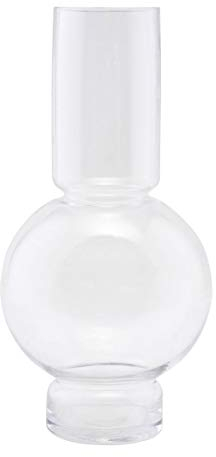 House Doctor 202100981 Vase, Glas, Metall, Klar