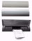 Innenklappe-für die Türinnenseite-Mit Bürste-Aluminium-345x80 mm-Briefeinwurf-Briefklappe-Briefschlitz (Aluminium weiß beschichtet, 345 x 85 mm)