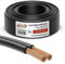 OKSI Lautsprecherkabel - 2x2,5mm² - 30 m, Schwarz | CCA (Kupfer+Alu) für HiFi, Anschluss von Audio-Stereo an Verstärker, Surround-Sound-System, TV-Heimkino und Autoradio