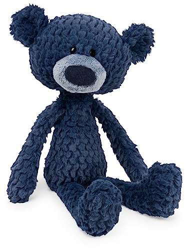 GUND Zahnstocher Ripple, Teddybär Stofftier ab 1 Jahren, Marineblau, 38,1 cm