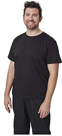 Absolute Apparel A295-2XL Classic T Shirt Opel XXL, Black | Classic casual crew neck cut delivers comfortable everyday wear, offering an effortless fit for active shift staff.