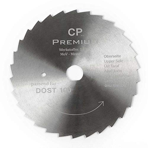 Canpolat GASTRONICS Kreismesser für Dost - 100 mm, gezahnt - Dönermesser aus Edelstahl in Premium Qualität