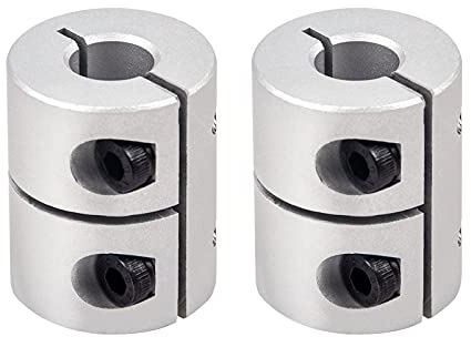 UniTak3D Wellenkupplung 5mm * 8mm(2 Stück) NEMA 17 Gewindespindel Gehäuse Starre Kupplung für Ender 3 V2 Ender 3 PRO CR10 CR10S Serie 3D-Drucker und CNC-Maschine