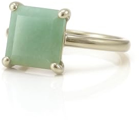 Splendid Aquamarin Schmuck Ring - Artisan Gem Ringe für Frauen - Verlobungsring, Versprechen Ring, Ehering, Mode-Ring - Customizable Ring Größe und Material