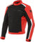 Dainese Hydraflux 2 Air D-Dry Jacket, Motorradjacke Sommer mit Abnehmbarem Wasserdichtem Futter, Herren, Schwarz/Lava Rot, 48