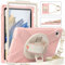 Bspring Funda Samsung Galaxy Tab A8 10.5 2021 (SM-X200/X205/X207), Carcasa Rugosa con Soporte Rotación, Correa de Mano/Hombro, Funda Infantil Antichoque para Samsung Tab A8 2021