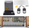 Tor Antrieb Motor ToröFfner Schiebetorantrieb Torantrieb Schiebetor Jet Komplett-Set+ 6M Zahnstange 12M/Min Elektrischer Neu Automatic Sliding Gate Opener Operator Remote Control Fernbedienung 600 Kg