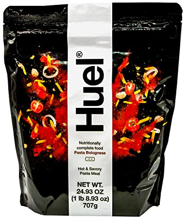 Huel Hot and Savory Instant Meal Replacement - Pasta Bolognese 14 Scoops Packed with 100% Nutritionally Complete Food, Including 25g of Protein, 5g Fiber, 27 Vitamins Minerals LastFuel scoop 24.93 Oz