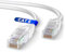 Mr. Tronic Cable Ethernet cat 6 de 1m, Cable de red LAN con Conectores RJ45 Para una Conexión a Internet Rápida y Fiable, con Conexión AWG24 | Internet UTP Cat6 CCA (1 Metro, Blanco)