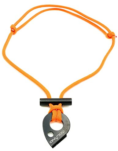 Ödland Feuerstahl Feuerstarter mit multifunktionalem Paracord- inkl. Striker aus Stahl für Camping, Wandern, Survival