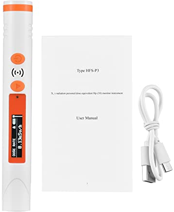 RANRAO Compteur Geiger - Détecteur de rayonnement nucléaire - Dosimètre personnel - Doseur d'activité radio à rayons X - Détecteur de rayonnement nucléaire de haute précision