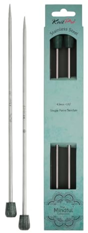 KnitPro The Mindful Collection Single Pointed Needles 16 (40cm) | Size 4.5mm