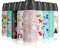 OLDLEY Bouteille d'eau Isotherme pour Enfants Acier Inoxydable 550ml/18oz avec Paille Réutilisable Métal Sous Vide étanche pour Garder Chaudes Froides pour l'école, Garçons Filles (Licorne Rose)