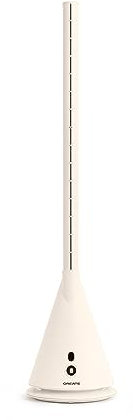 CREATE / AIR TOWER/Ventilateur de tour blanc cassé/Sans pales, 9 vitesses, oscillation à 90°, programmable, minuterie, télécommande, faible consommation, léger, design tendance, 26W