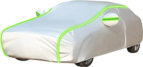 DEBAO Autogarage Abdeckung Hagelschutz für M-ercedes Benz SLK (R170) 200 Kompressor 2000-2004, Kratzfest/Wasserdicht/Uv-Schutz Autoplanen Garagen Hagelschutzplane,A