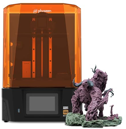 Phrozen Sonic Mighty Revo Resin 3D Drucker | 10,1 Zoll 14K Mono-LCD Bildschirm mit 16.8x24.8 µm Auflösung | Druckgröße 223x126x235 mm | 3D Printer geeignet für Profi