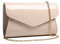 MUDUO Damen Mini Glänzende Candy Lackleder Abendtasche Braut Party Clutch Geldbörsen Cocktail Prom Handtaschen, Hautfarben, Small