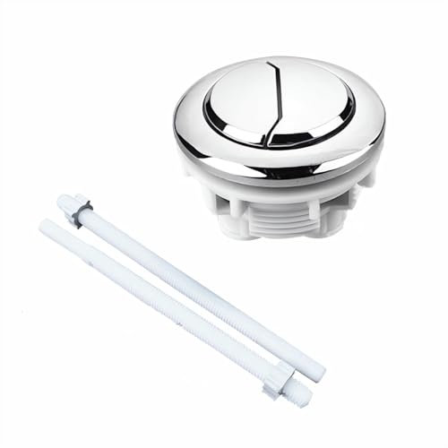 Botón redondo de doble descarga para inodoro, botón de cisterna de inodoro de 48 mm, accesorios de repuesto para reparación de tanque de agua de inodoro de baño (paquete de 1)