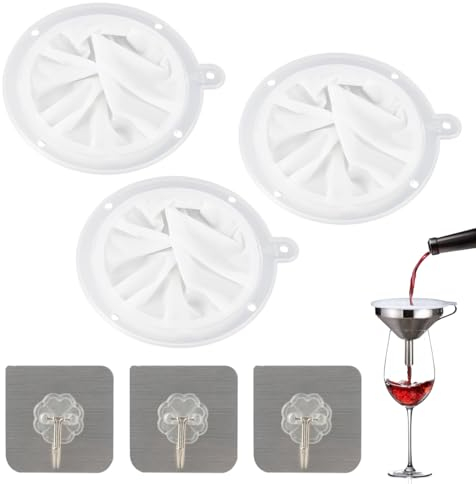 3 Pezzi Filtri a Rete Riutilizzabili,200/300/400 Mesh Filtro a Setaccio in Nylon,Setaccio Filtro Alimentare,Filtri per Liquori,Filtro Alimentare,Filtro a Maglia Fine per Filtrare Succo,Latte,Vino