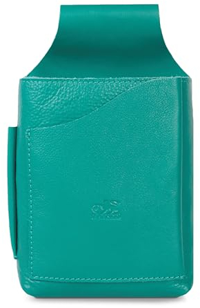 Kellnerholster, Kellnerhalfter, Kellnertasche, Kellner-Set, Holster, Halfter, Gürteltasche aus Echt-Leder, Modell 92430 - Jahn-Lederwaren (Grün)