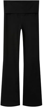 Name IT Mädchen Nkfspice Bootcut Pant Noos, Schwarz, 146 EU