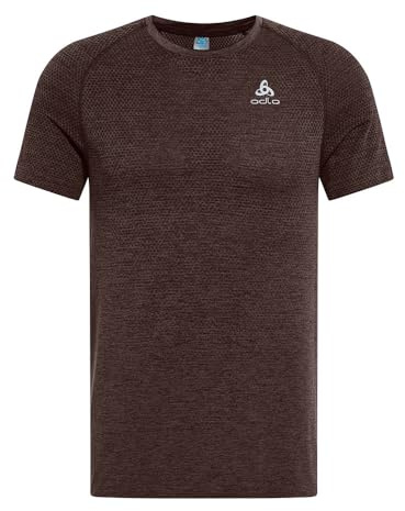 Odlo Laufshirt Herren Kurzarm Essential Seamless I Sport Shirt Männer I Sport Oberteil I Fitness Shirt