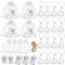 HAOHIZE 24 Pezzi Apribottiglie con Impronta di Bambino, Bomboniere per Baby Shower per Ospiti con Portachiavi Apribottiglie Carino, Borsa, Etichetta di Ringraziamento e Corda