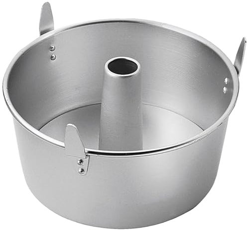 Sicignano | Stampo Forma per Torta Ø24 cm, Ruoto Americano in Alluminio con Alette, Stampo per Chiffon Cake e Ciambellone GR.300
