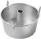 Sicignano | Stampo Forma per Torta Ø24 cm, Ruoto Americano in Alluminio con Alette, Stampo per Chiffon Cake e Ciambellone GR.300