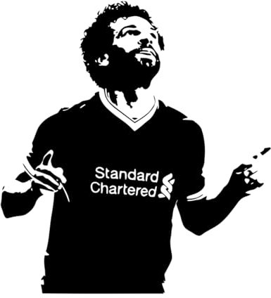 Wall Decal Soccer Player Vinyl Sticker Mural Liverpool Football Wallpaper Home Decor Boys Bedroom Art Poster Decoration-S-28x30cm