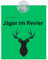 Jäger im Revier Saugnapf-Schild – Olanmarp Jagdfahrzeug-Kennzeichnung für Sicherheit im Einsatzgebiet, UV-beständig, inklusive Saugnapf - Made in EU - 10 x 12 cm