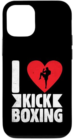 Hülle für iPhone 12/12 Pro I Love Kickboxing Kickboxing Kickbox Kickboxer