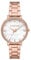 Michael Kors Donna Orologio Pyper, movimento al quarzo a tre lancette con cinturino in acciaio inox o in lega, 38 mm, Oro rosa e bianco sporco