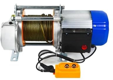 Palan à coque en aluminium 1T/1.5T, petit élévateur électrique 220V, petite grue domestique, treuil 1 tonne 220V(220V-1.5T-30M)