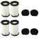 Fauhapyway 520 550 560 2759 2761 Aspirador para Cecotec Kit de filtro de vacío Piezas de repuesto para Conga Thunderbrush E para Handyforce Escoba eléctrica