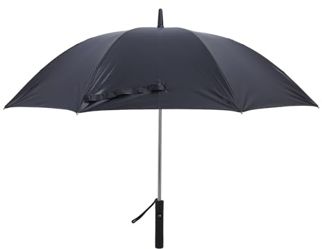 Cryfokt Sombrilla con Ventilador de Nebulización Sombrilla Duradera para Salidas Calurosas de Verano, Ligera y Portátil para Viajes (Blue)