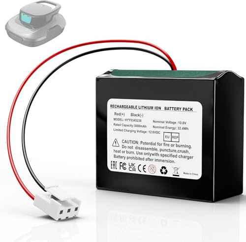 METACUCU 3000mah Scuba SE Poolroboter-Akku, Ersatzakku für den kabellosen