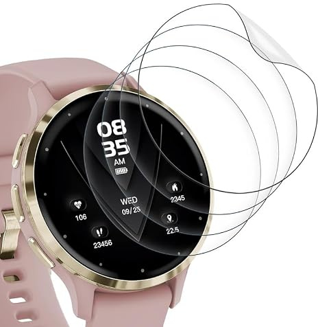 SkyKeep Für [4 Stück Schutzfolie Garmin Venu 3s Displayschutz [TPU] | für Screen Protector Garmin Venu 3s Schutz [Ultra-klar][Anti-Bläschen][Anti-Kratzen][HD Displayschutzfolie]