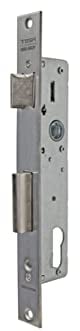 Tesa Assa Abloy 4210253 ai Serrure monopunto pour pefiles métalliques 2210, planca basculant, entrée 25 mm, acier inoxydable