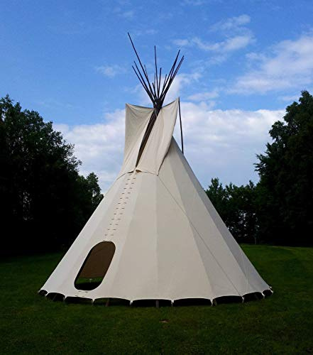 Ø 7m Tipi Indianerzelt Wigwam Indianer Zelt Sioux, Yakari Style Indianertipi