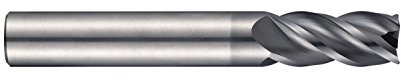 Fräser S763 Werksnorm R.0.5mm Gesamt-L.64mm HM AlCrN 40 Grad Z.4 DORMER