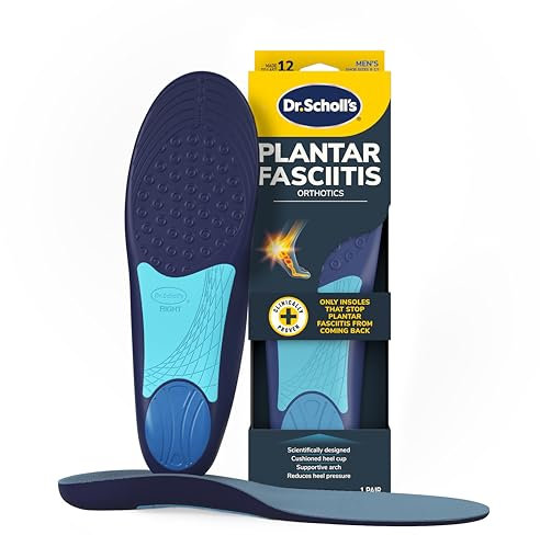 Dr. Scholl's 011017569671 Pain Relief Orthotics Insoles for Plantar Fasciitis for Men, 1 Pair, Size 8-13