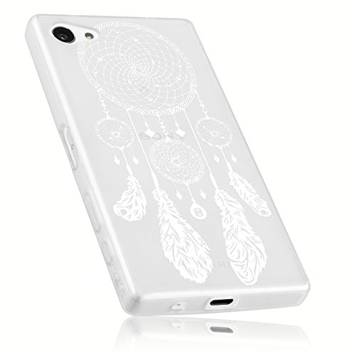 mumbi Hülle kompatibel mit Sony Xperia Z5 Compact Handy Case Handyhülle mit Motiv Traumfänger, transparent