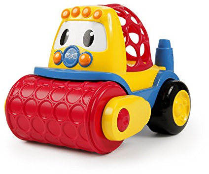 Bright Starts, Oball Go Grippers Spielzeug Dampfwalze aus flexiblem, robustem und leicht greifbarem Material