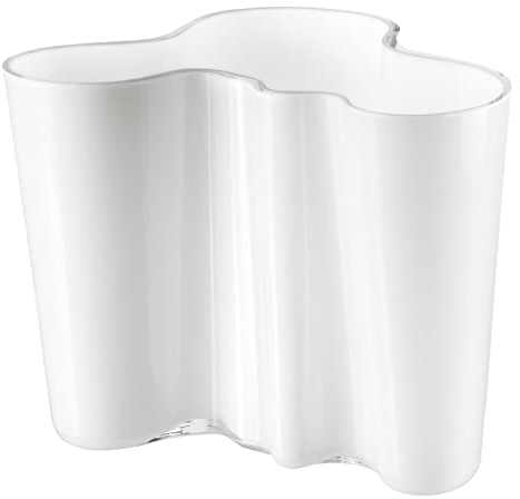 Iittala Vase Aalto 160 mm Blanc en Verre