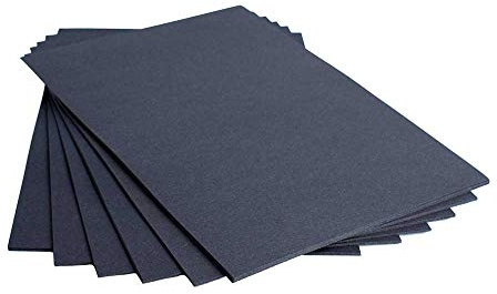 House of Card & Paper A4 160 gsm Card - Schwarz, 50 Blätter