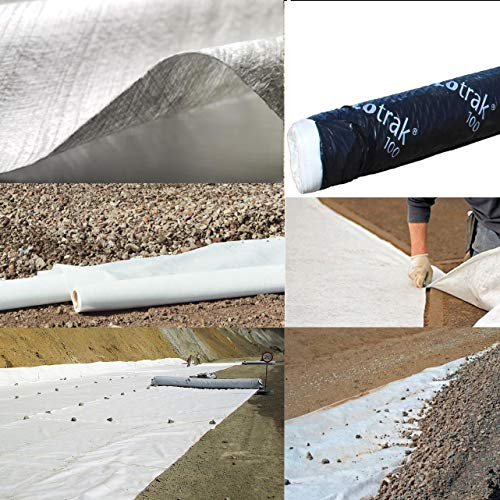 Non Woven Don & Low Lowtrak 1000 Terram Geotextile Membrane 4.5m x 100m Roll x 1 DELIVERIES TO MAINLAND UK ONLY | Suitable for driveways, patios, landscaping and drainage systems