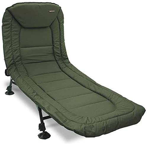 NGT Specimen Fishing Camping Anglers Reclining Lightweight Bedchair with Pillow